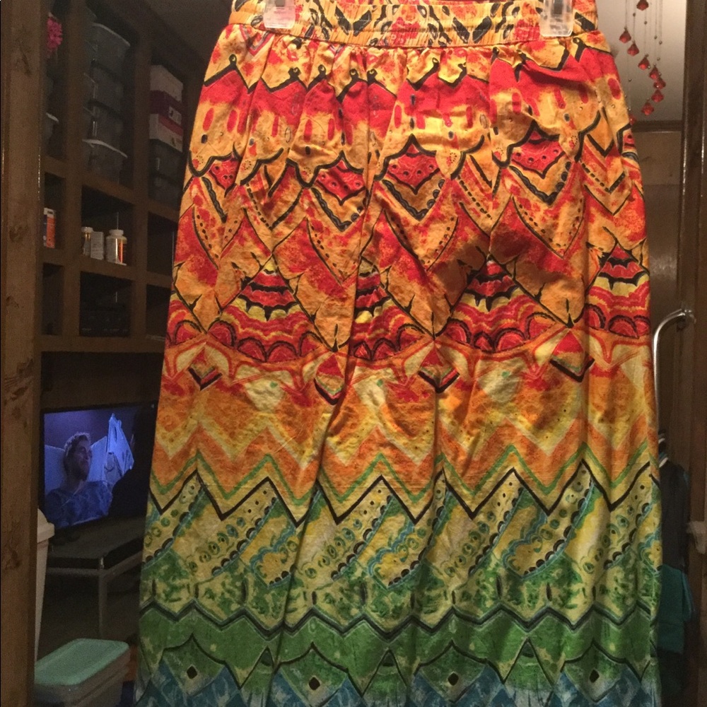 Maxi skirt.